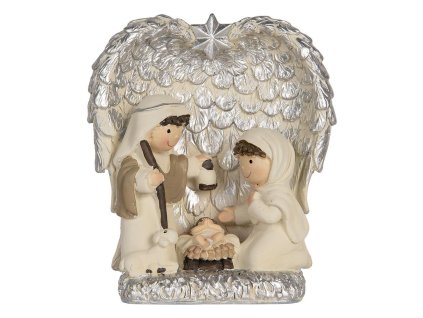 Dekorativní figurka svaté rodiny Clayre & Eef 6PR5896 12x6x13 cm