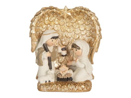 Dekorativní figurka svaté rodiny Clayre & Eef 6PR5898 12x6x13 cm