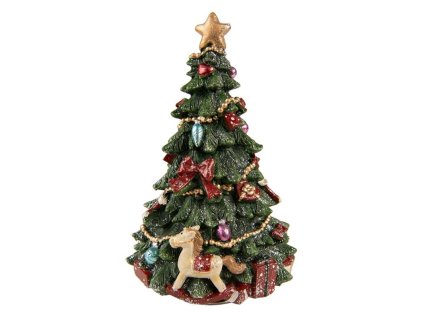 Music box CHRISTMAS TREE Clayre & Eef 6PR3766 Ø 12*19 cm