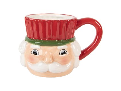 Keramický hrnek NUTCRACKER Clayre & Eef 6CEMU0221 14x11x10 cm / 350 ml