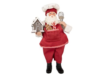 Dekorativní figurka Santa Clause Clayre & Eef 66358 16x9x26 cm