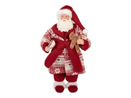 Dekorativní figurka Santa Clause Clayre & Eef 66360 15x11x28 cm