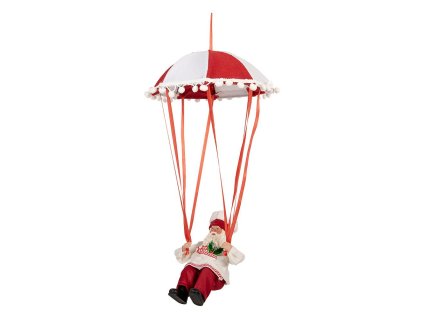 Dekorativní figurka Santa Clause Clayre & Eef 66363 25x25x55 cm