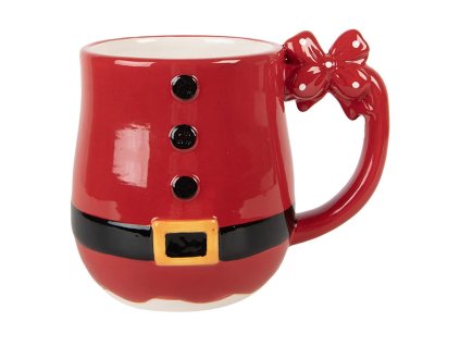 Keramický hrnek SANTA CLAUS Clayre & Eef 6CEMU0219 13x9x11 cm / 400 ml
