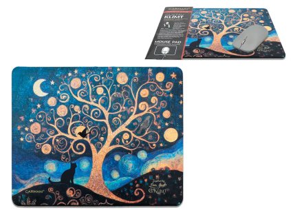 Carmani - Podložka pod počítačovou myš G. Klimt koláž - 20*24*0,3 cm