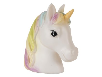 Dětské LED noční světlo UNICORN Clayre & Eef 6LMP807 LED 22x14x24 cm