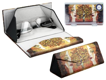 Carmani - Skládací pouzdro na brýle G. Klimt Zlaté slzy