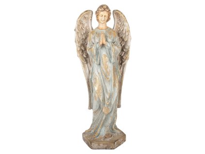 Dekorativní figurka anděla Clayre & Eef 5MG0082 28x20x70 cm