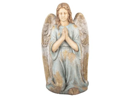 Dekorativní figurka anděla Clayre & Eef 5MG0084 34x36x55 cm