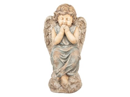 Dekorativní figurka anděla Clayre & Eef 5MG0088 32x23x56 cm