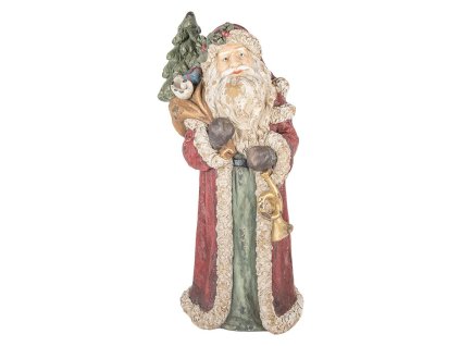Dekorativní figurka Santa Clause Clayre & Eef 5MG0091 35x28x83 cm