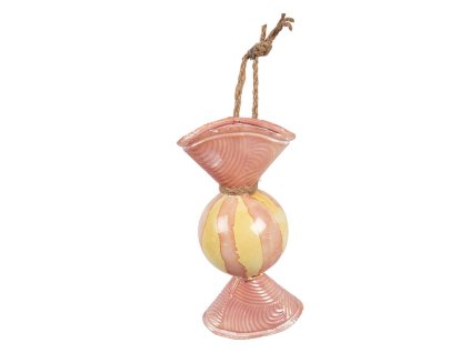 Vánoční ozdoba BONBON Clayre & Eef 6Y5928 10x8x21 cm