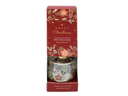 SIL - Vonný vánoční difuzér červený SPICED BERRY - 80 ml