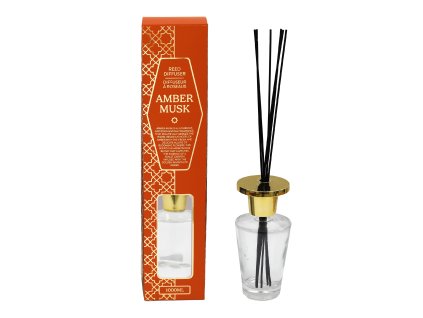 SIL - Velký vonný difuzér s vůní Amber Musk - 1 litr