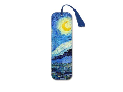3D Záložka do knížky Vincent van Gogh Hvězdná noc