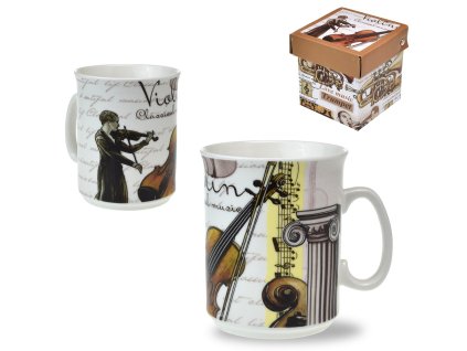 Hrnek 260 ml hudební dekor