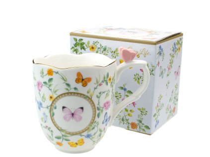 Hrnek 370 ml - Easy Life - motýlci