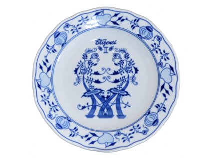 Závěsný talíř mělký praporový 24 cm BLÍŽENCI