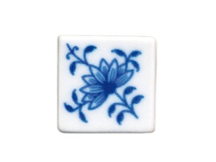 Magnetka - vitráž čtvereček 3 x 3 cm 70670 I.jakost cibulák