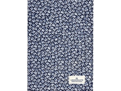 GreenGate - Kuchyňská utěrka Dahla Blue - 50×70 cm