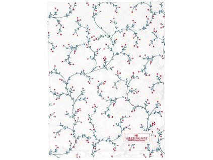 GreenGate - Kuchyňská utěrka Lucie White - 50×70 cm