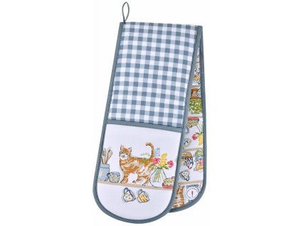 UW - Kuchyňská dvojitá rukavice Pantry Cats