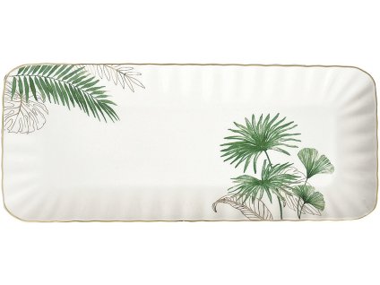 Easy Life - Porcelánový servírovací talíř Exotique - 36 × 16 cm