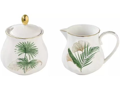 Easy Life - Porcelánová cukřenka a mléčenka Exotique 200 ml
