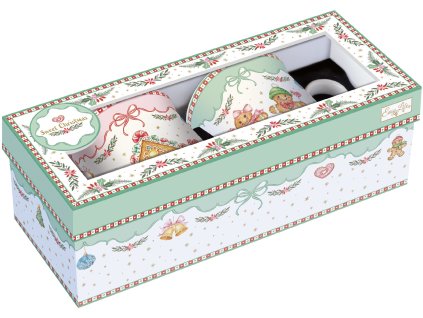 Easy Life - Porcelánové hrnky Sweet Christmas 2 ks - 300 ml