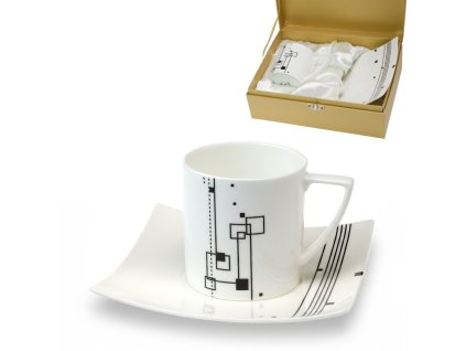 Šálek s podšálkem 230 ml Neo Ming Geometric