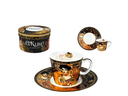 Šálek s podšálkem na espresso 100 ml - Gustav Klimt - Adele Bloch