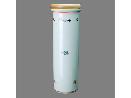 Dóza na špagety se dřevěným víčkem rakouská házenka 28,4 x 10 cm