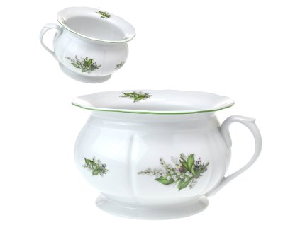 Nočník velký - konvalinky ø 21 cm, výška 14,2 cm