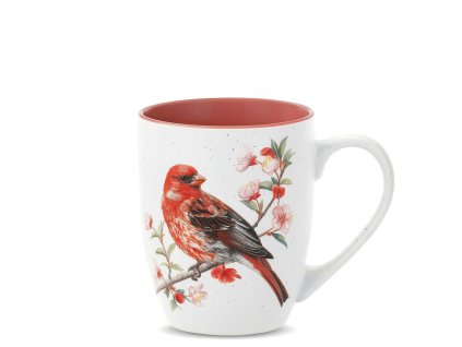 Hrnek 320 ml s ptáčkem v dárkovém papírovém přebalu