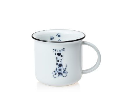 Hrnek Tina porcelánový plecháček 250 ml - pes Hafner