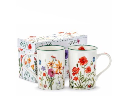 Hrnek 330 ml - kvetoucí louka - sada 2 ks