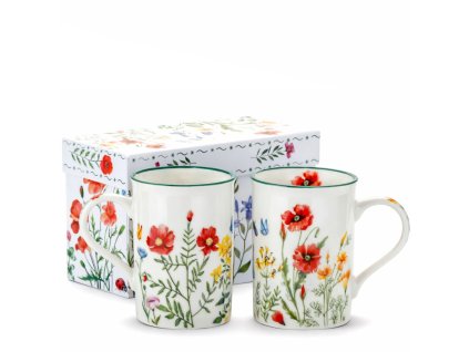 Hrnek 330 ml - kvetoucí louka - sada 2 ks