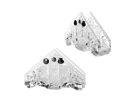 Stojánek na ubrousky 15,5 cm - bohatý brus 500PK