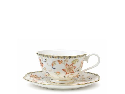 Šálek s podšálkem 200 ml na čaj z kostního porcelánu