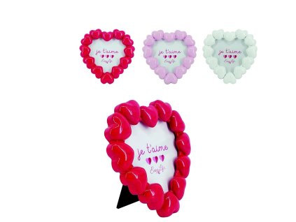 Fotorámečky 13 cm se stojánkem - Easy Life - Malá srdíčka - souprava 3 ks