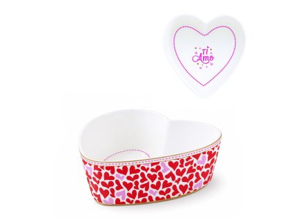 Miska 15 cm srdce - Easy Life - Malá srdíčka