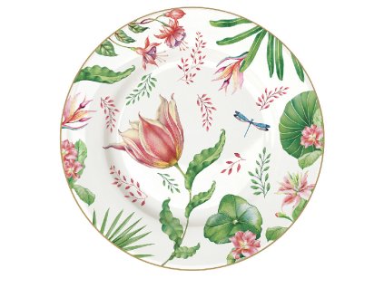 Easy Life - Dezertní talíř Botanic chic - 19 cm
