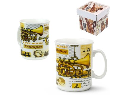 Hrnek 260 ml hudební dekor