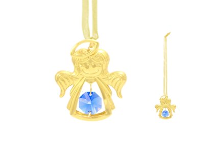 Figurka anděla, andělská stuha - 4,5 × 6,3 cm