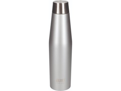 Kitchen Craft - Dvouplášťová láhev Built stříbrná - 540 ml