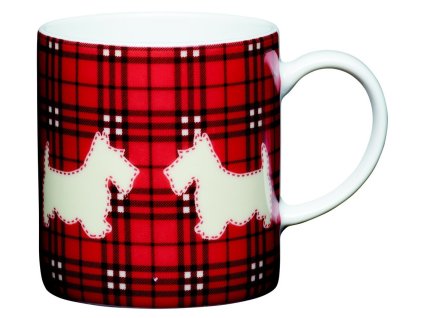 Kitchen Craft - Porcelánový hrníček na espresso Scottie Dog - 80 ml