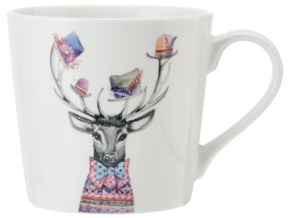 Kitchen Craft - Porcelánový hrníček Tipperleyhill Stag - 380 ml