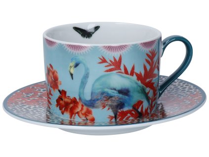 Kitchen Craft - Porcelánový hrnek s podšálkem Mikasa -  250 ml