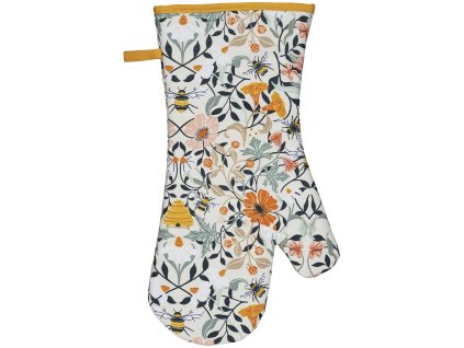UW - Textilní kuchyňská rukavice Bee Bloom - 20 x 37 cm