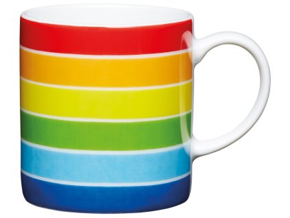 Kitchen Craft - Porcelánový hrníček na espresso Rainbow - 80 ml